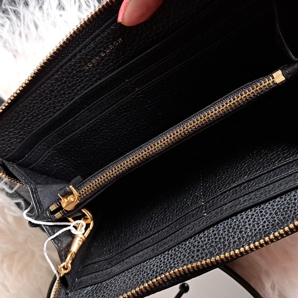 Tory Burch NWOTs Britten Zip Continental Wallet & ID - Picture 12 of 15